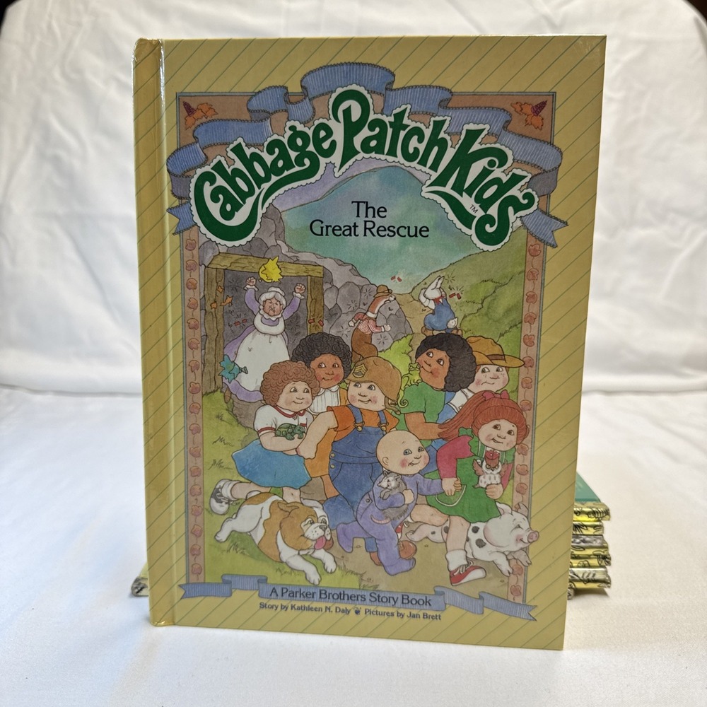 Cabbage Patch Kids The Great Rescue Hard Cover Vintage 1984